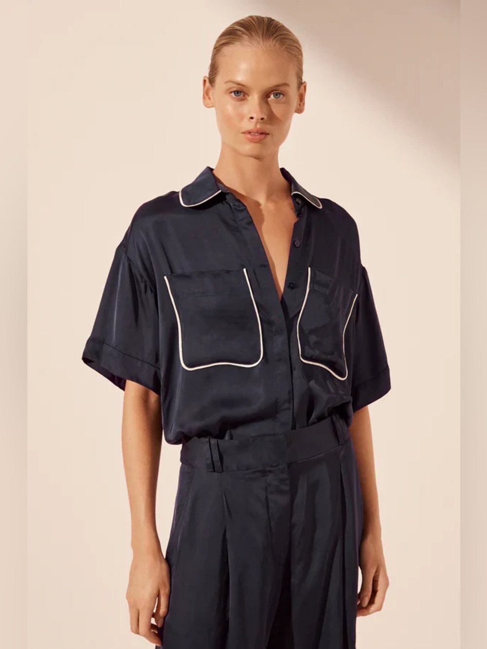 SHONA JOY SHAE RELAXED SHIRT